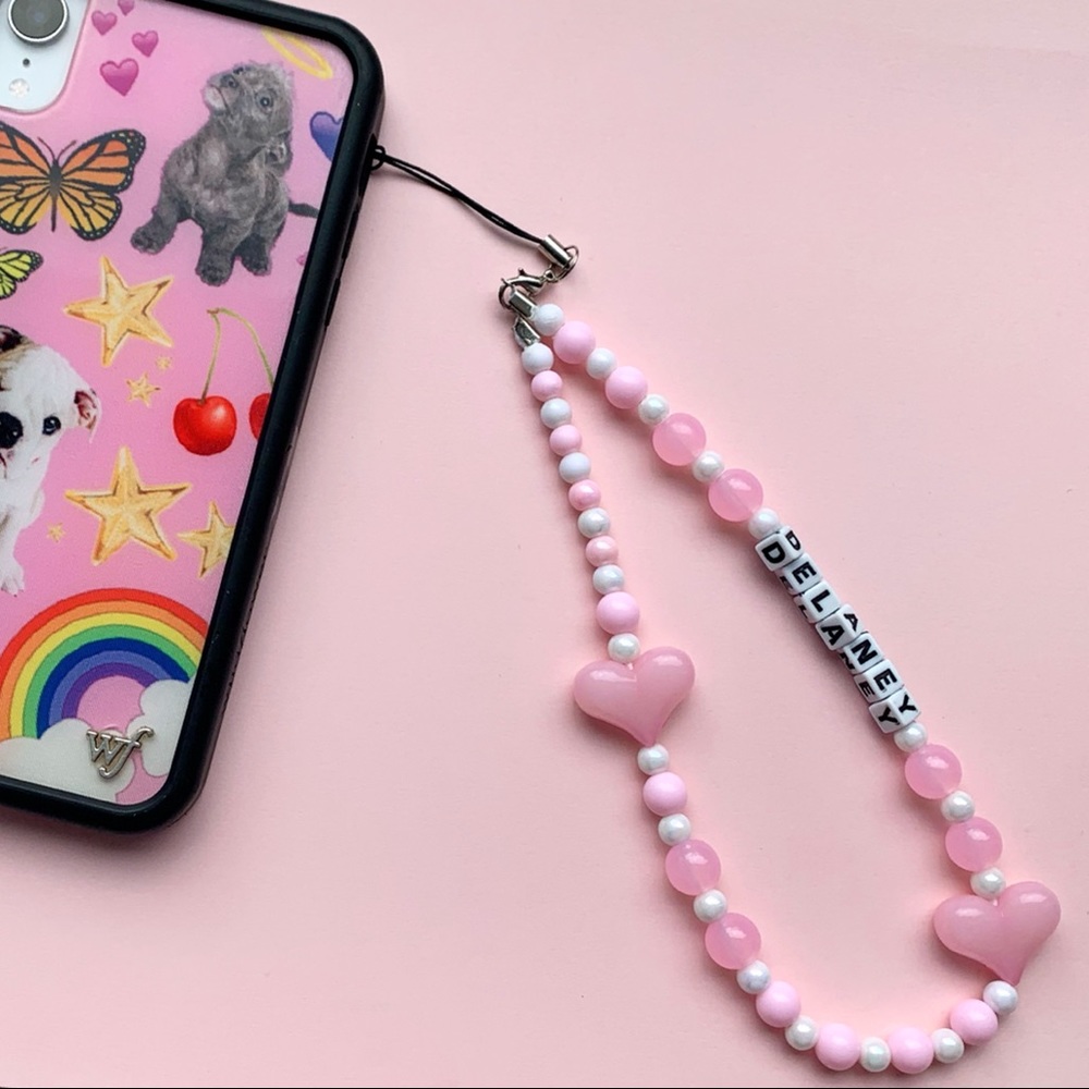 Custom name phone charm 🌸